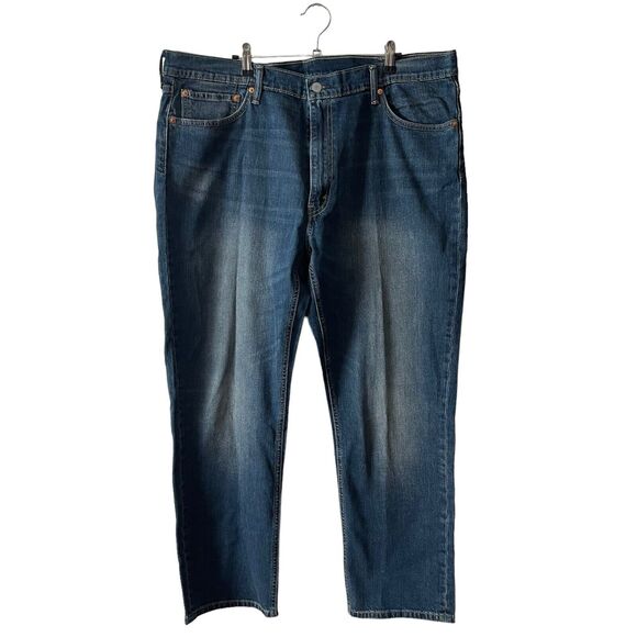 Levi's Mens 40 x 31 Jeans 541 Medium Blue Denim Athletic Taper Fit Stretch - Picture 1 of 11